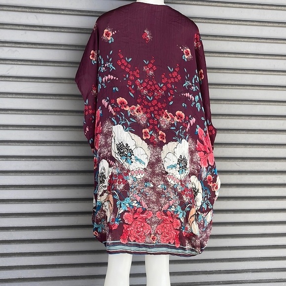 Time And Tru One Size Kimono Cardigan Top One Size - Picture 7 of 9